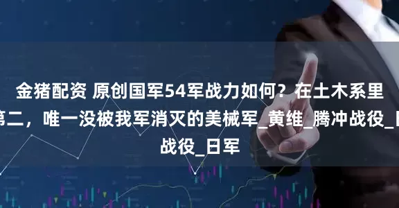 金猪配资 原创国军54军战力如何？在土木系里排第二，唯一没被我军消灭的美械军_黄维_腾冲战役_日军