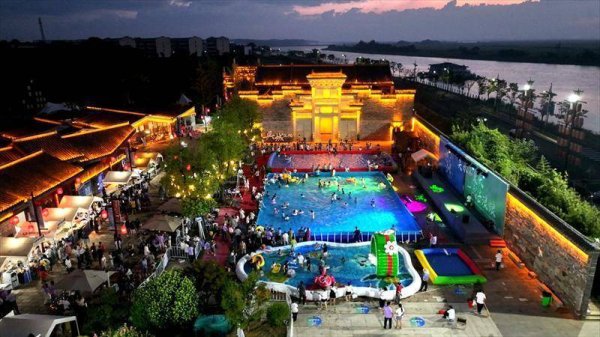 配亿多 江西永修：日均超6000人“打卡” 吴城“水上经济”火爆